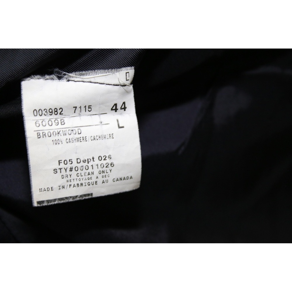 Brooks Brothers Blazer Mens 44L Pure Cashmere Loro Piana Navy Sport Coat Jacket - Picture 11 of 16